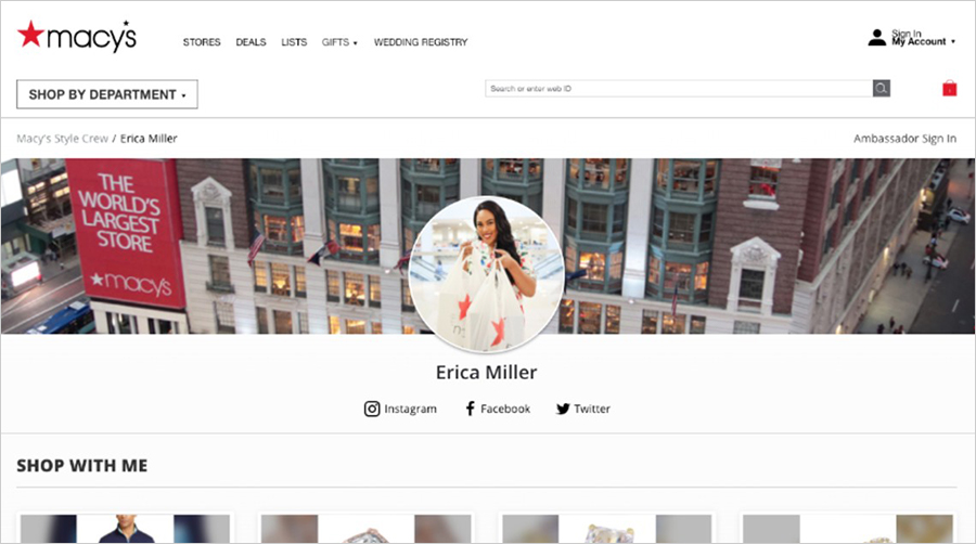 Macy’s Vastly Democratizes ‘Style Crew’ Influencer Program