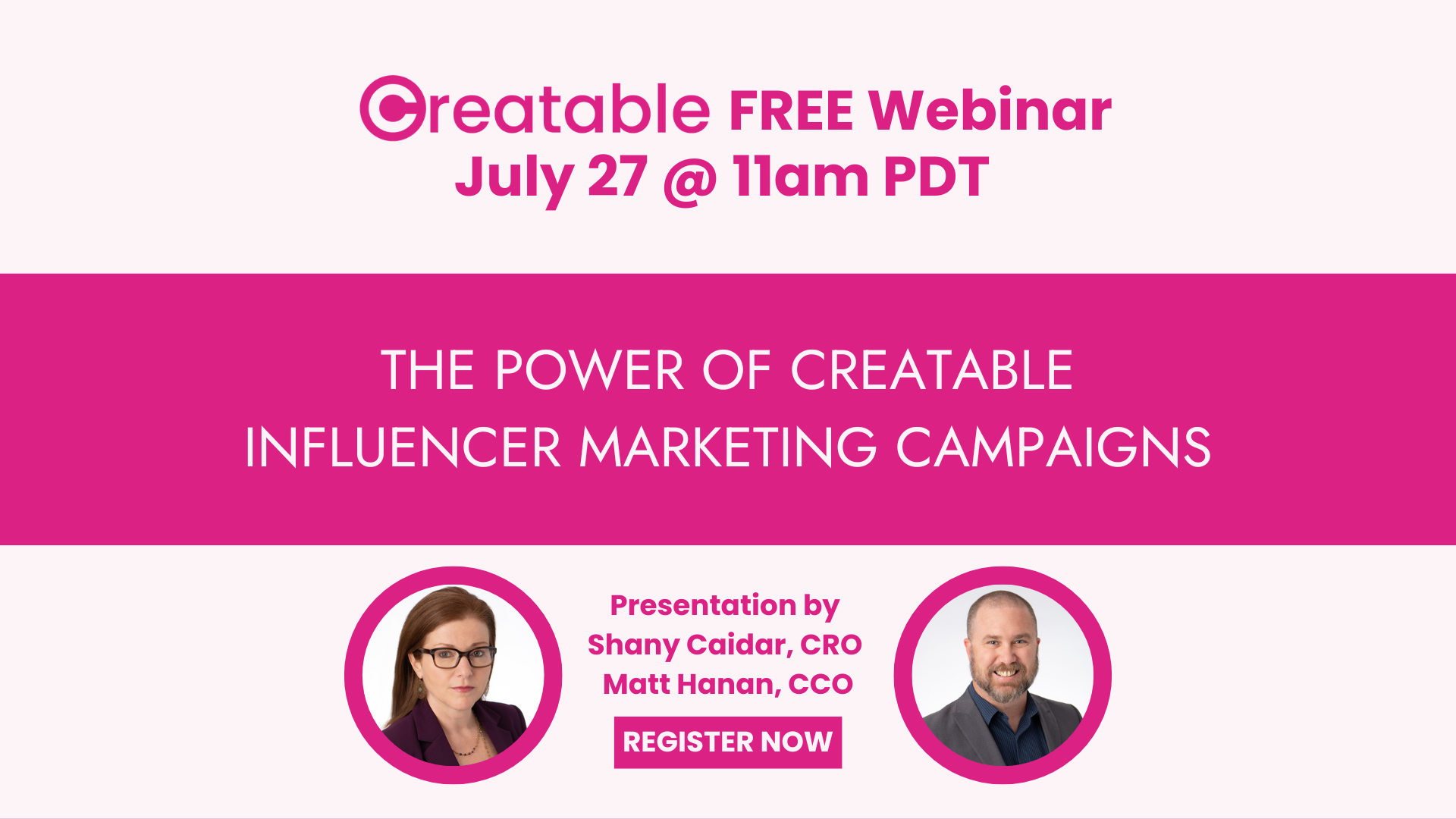 Webinar: The Power of Creatable Influencer Marketing Campaigns