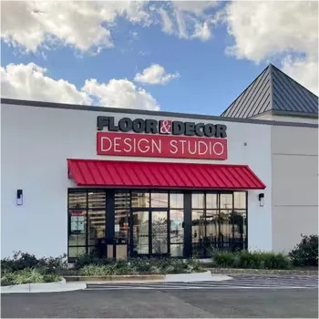 A Floor & Decor Design Studio storefront